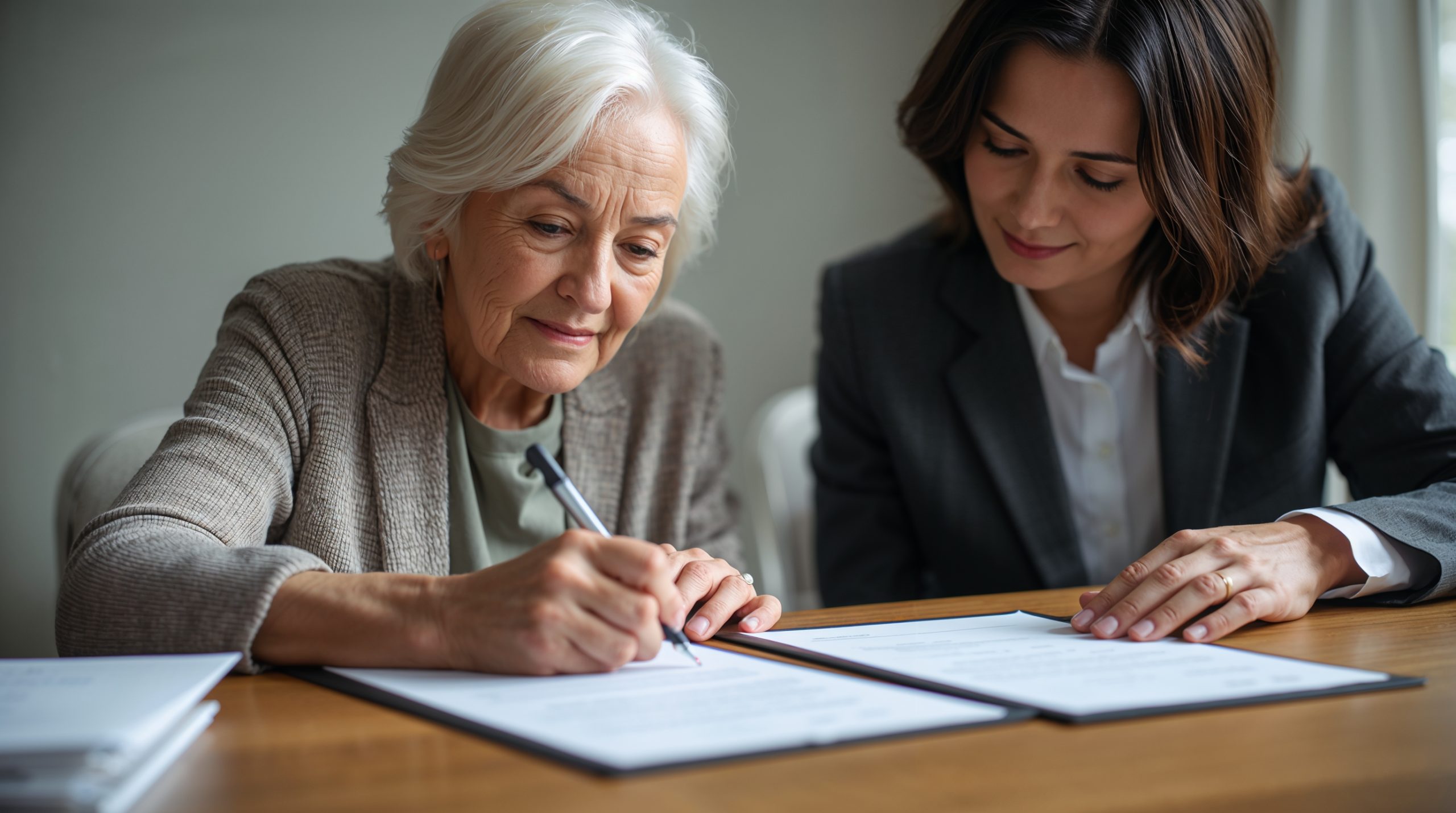 Attorney assisting client with incapacity planning documents