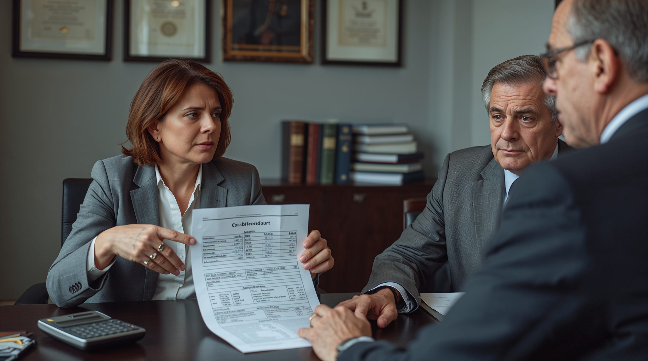 Attorney explaining divorce lawyer fees and billing practices