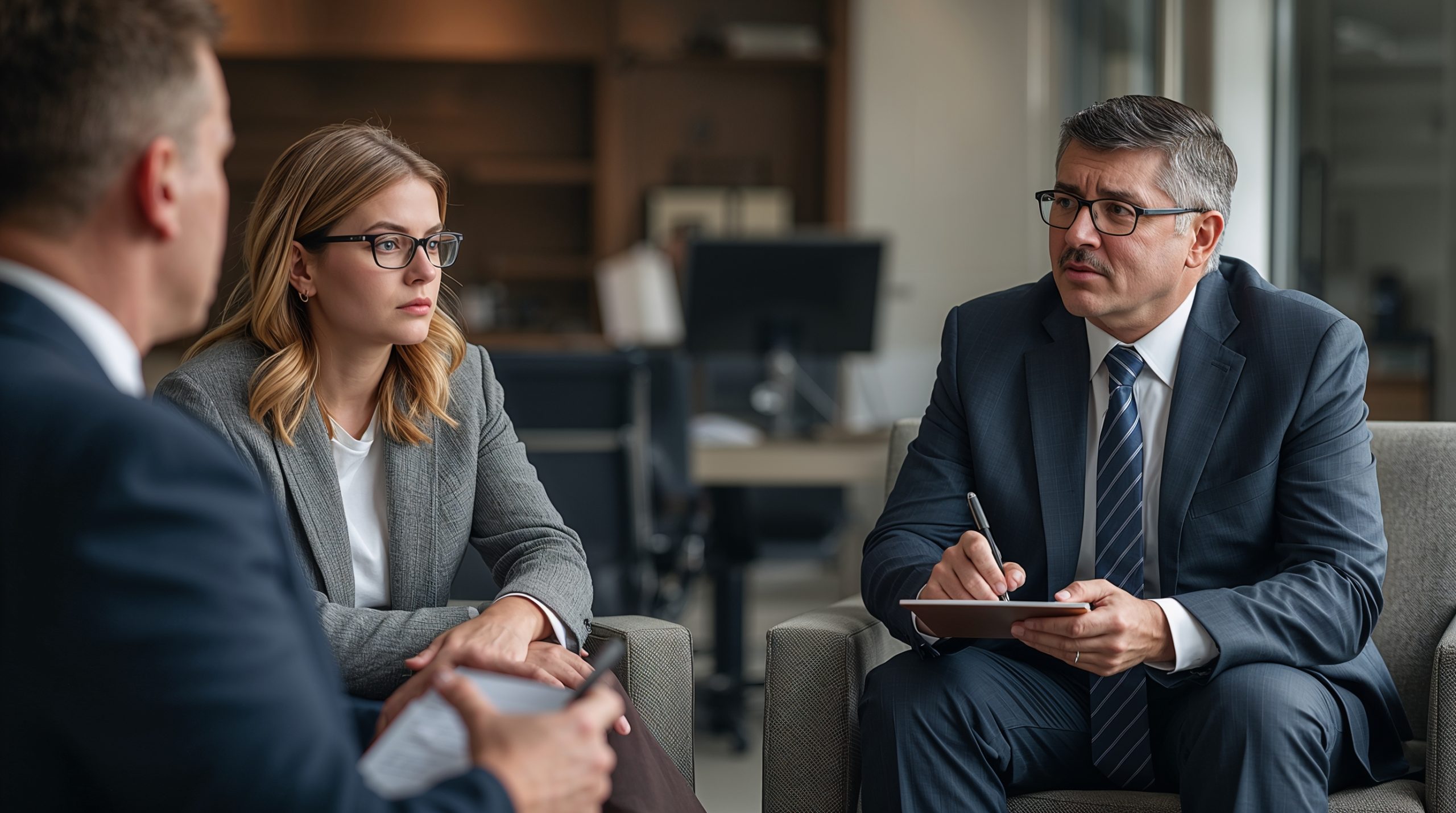 Client asking questions before hiring a criminal defense lawyer