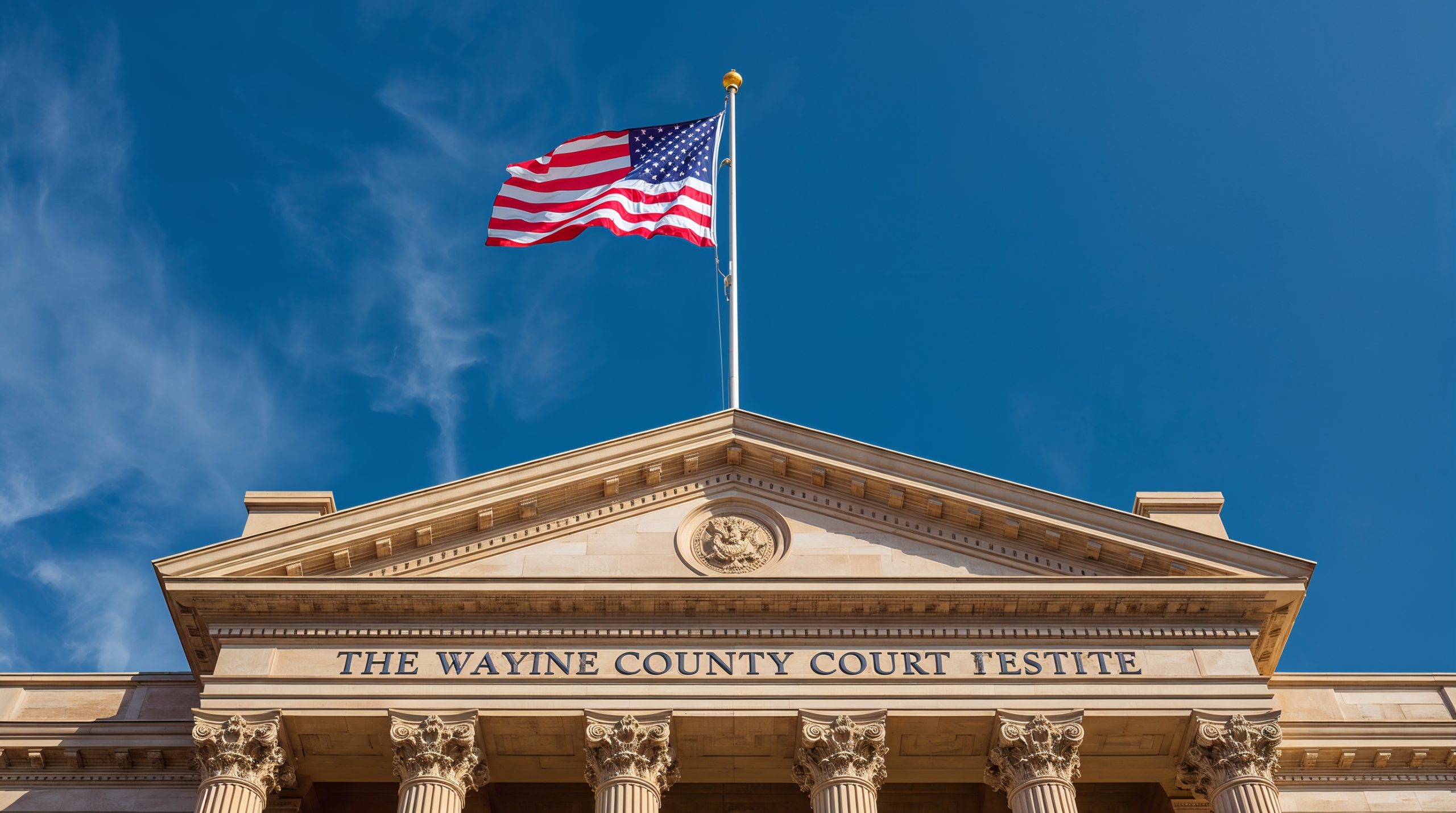 Wayne County courthouse representing local legal experience
